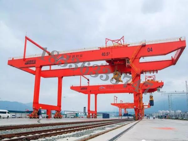 浙江嘉兴码头堆场用集装箱龙门吊厂家供货
