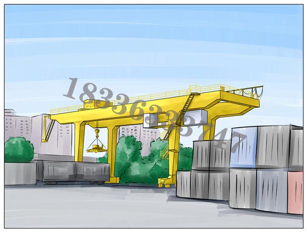 港口码头堆放大型集装箱找湖北武汉集装箱龙门吊厂家